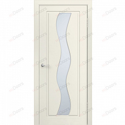 Дверь Вираж, крашеная остекленная (цвет: RAL 1013)
