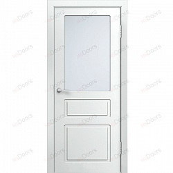Дверь Марсель 3, крашеная остекленная (цвет: RAL 9010)