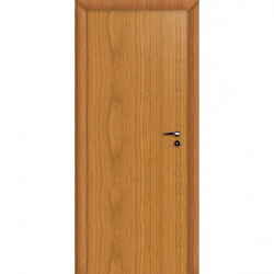 Дверь офисная ламинированная глухая (цвет: миланский орех)