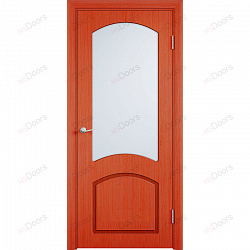 Дверь офисная в шпоне Наполеон (цвет: вишня)