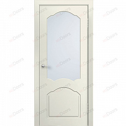 Дверь Каролина, крашеная остекленная (цвет: RAL 1013)