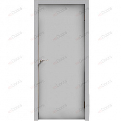 Дверь пластиковая CPL в блоке (цвет: 7035 серый)